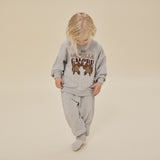 Konges Sloejd :: Loupy Lou Sweatshirt Gots Grey Melange