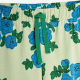 Mini Rodini :: Blue Roses Aop Trousers Green