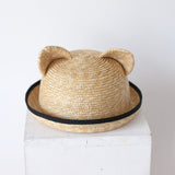 Mes Kids Des Fleurs :: Cat Ear Hat Brown