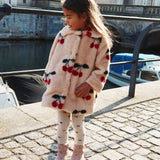 Konges Sloejd :: Fuzzie Coat Grs Ma Grande Cerise