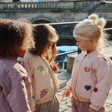 Konges Sloejd :: Juno Sequin Bomber Jacket Cameo Rose