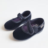 Cienta :: Velvet Mary Jane Black