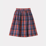 Caramel :: Cumin Skirt Red/Blue Tartan