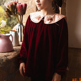 Bachaa :: Honey Blouse & Shorts Set Burgundy