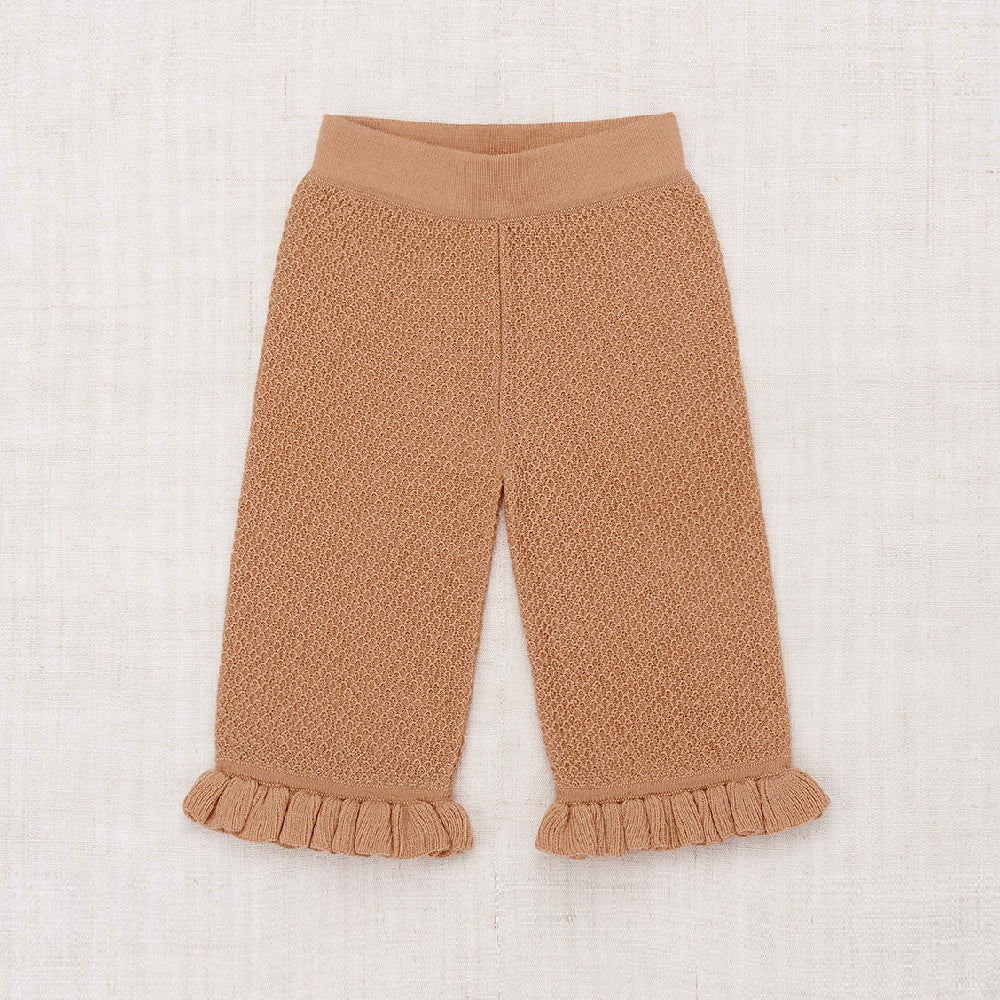 Misha And Puff :: Bow Ruffle Pant Rose Gold