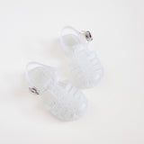 Shooshoos :: Its A Sign Jelly Sandal Silver Glitter