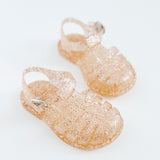 Shooshoos :: New Rose Jelly Sandal Gold Glitter