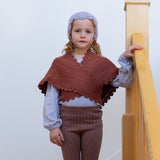 Iver and Isla :: Lace-Edge Shawl Madder Root