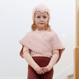 Iver and Isla:: Lace-Edge Shawl Blush