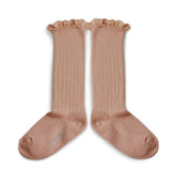 Collegien :: Josephine Lace Trim Knee High Socks 331