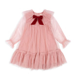 Konges Sloejd :: Bow Dress Mellow Rose