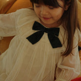 Konges Sloejd :: Bow Dress Parchment
