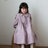 Mes Kids Des Fleurs :: Bow Tie Dress Lavender