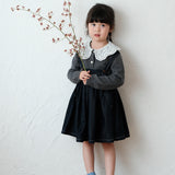 Mes Kids Des Fleurs :: Overall Dress Blue