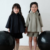 Mes Kids Des Fleurs :: Woolen Shorts Black