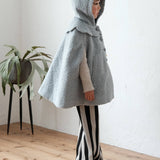 Mes Kids Des Fleurs :: Hooded Cloak Blue