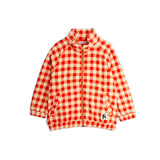 Mini Rodini :: Gingham Aop Fleece Jacket Red