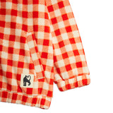 Mini Rodini :: Gingham Aop Fleece Jacket Red