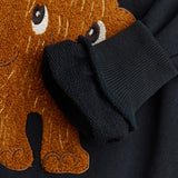 Mini Rodini :: Mammoth Chenille Sweatshirt Black