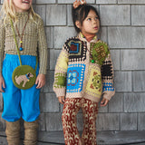 Misha And Puff :: Cross Stitch Crochet Cardigan Patina