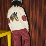 Misha And Puff :: Yearling Shawl Collar Cardigan Snowglobe Confetti