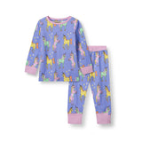 Smafolk :: Nightwear Set With Unicorns Purple Delight