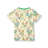 Smafolk :: T-Shirt With Rackets Marshmallow