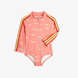 [Pre-Order] Mini Rodini :: Seagull aop ls swimsuit