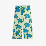 Mini Rodini :: Blue Roses Aop Trousers Green