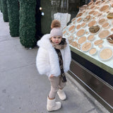 [Pre-Order] Mi Loves :: Little Bear Bomber Jacket Ivory