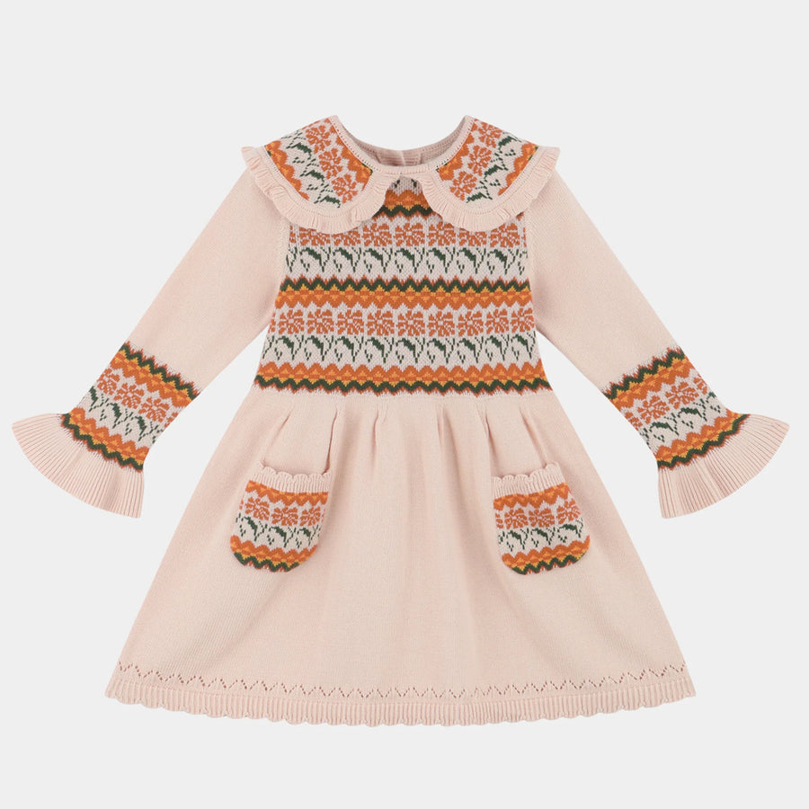 Happyology :: Ellabella Knitted Dress Creme Brulee