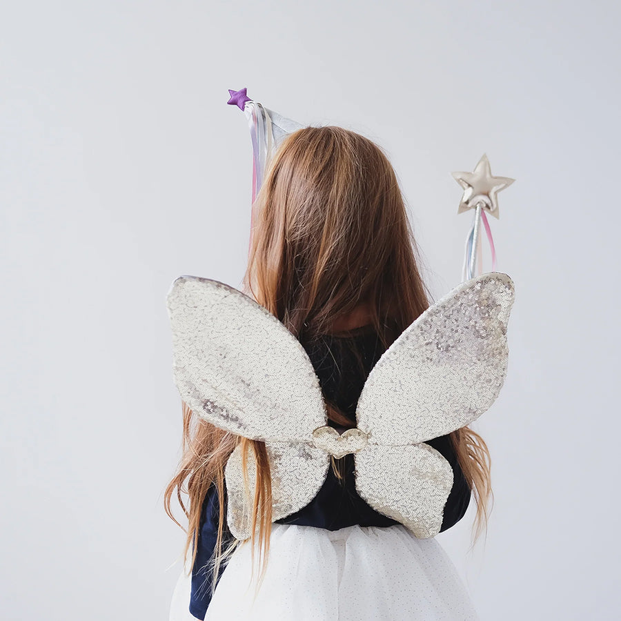 Mimi & Lula :: Sparkle Sequin Wings Gold