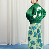 Mini Rodini :: Blue Roses Aop Trousers Green