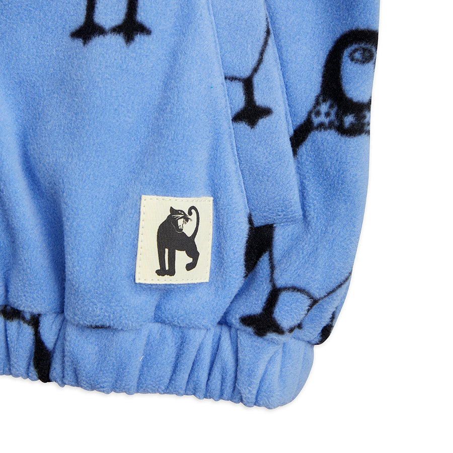 Mini Rodini :: Penguin Fleece Jacket Blue