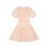 Mipounet :: Marine Muslin Cut Out Dress Salmon