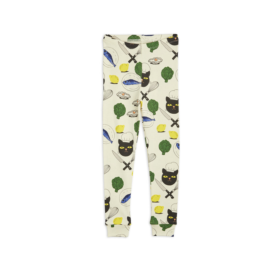 Mini Rodini :: Chef Cat Aop Leggings Multi