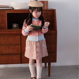 Mes Kids Des Fleurs :: Denim Skirt Pink