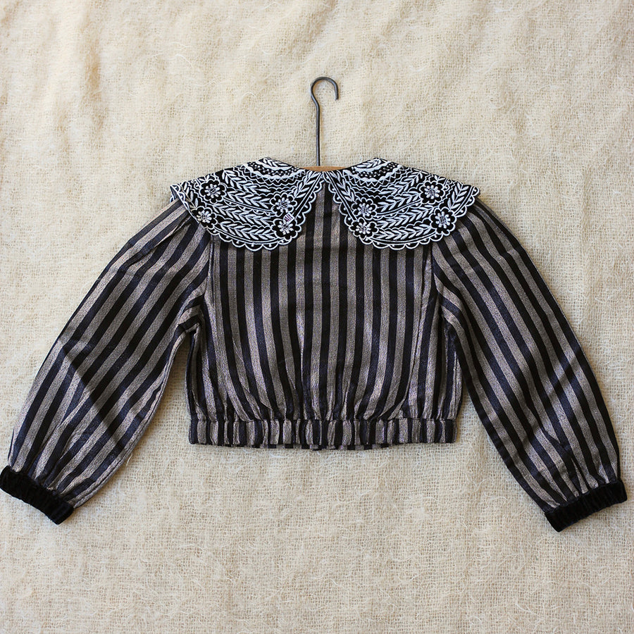 Bonjour Diary :: Crop Shirt Stripes Lurex