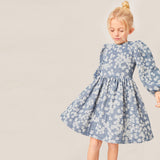 Mipounet :: Clementine Jacquard Dress Blue