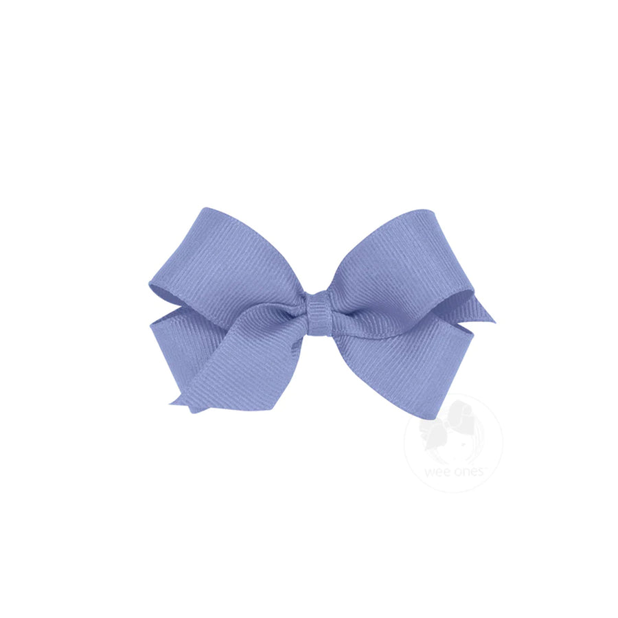 Wee Ones :: Mini Classic Hair Bow Blue Bird