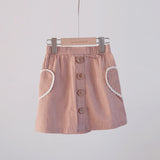 Mes Kids Des Fleurs :: Denim Skirt Pink