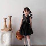 Mes Kids Des Fleurs :: Overall Dress Black