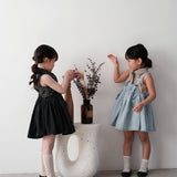 Mes Kids Des Fleurs :: Overall Dress Blue