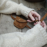 Ecrin -  Suede Coin Bag Brown