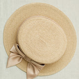 Mes Kids Des Fleurs :: Flat Straw Hat
