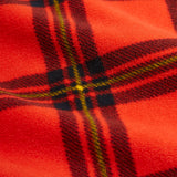 Mini Rodini :: Check Aop Fleece Trousers Red