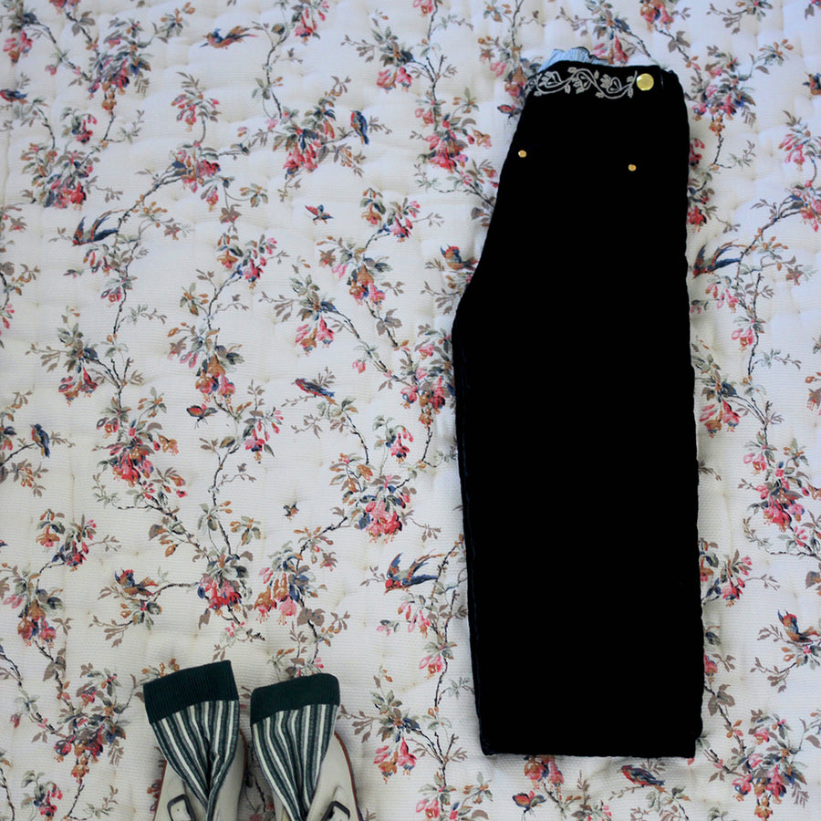 Bonjour Diary :: Pants Black Velvet