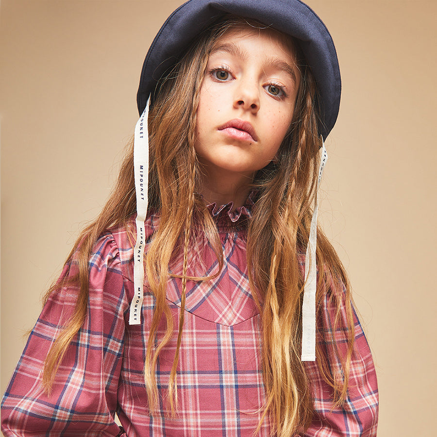 Mipounet :: Alice Bucket Logo Hat Stretch Twill Blue