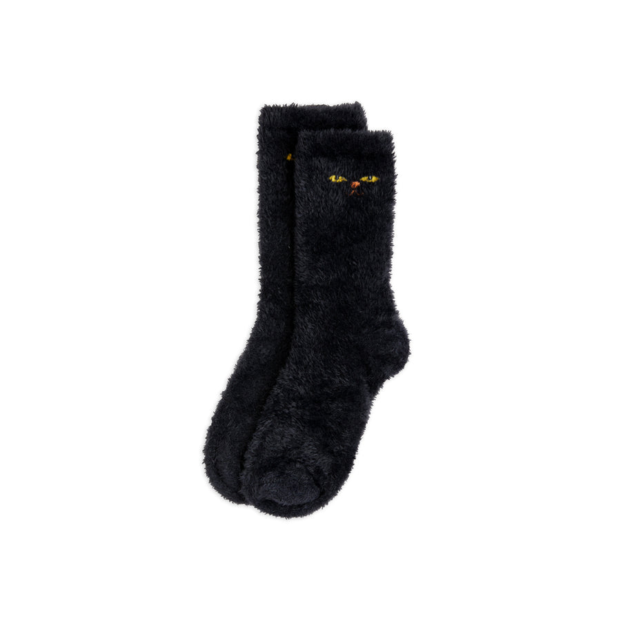 Mini Rodini :: Cat Eyes Fluffy 1-Pack Socks Black