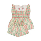 Bachaa -  Sunbeam Blouse & Short Set Arabesque Print